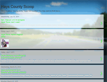 Tablet Screenshot of hayscountyscoop.blogspot.com