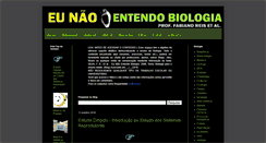 Desktop Screenshot of biologiaquepariu.blogspot.com