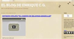 Desktop Screenshot of elblogdeenriquecg.blogspot.com