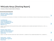 Tablet Screenshot of kenya-wikileaks.blogspot.com