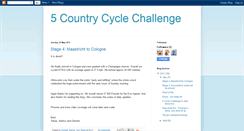 Desktop Screenshot of 5countriescyclechallenge.blogspot.com