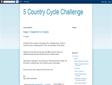 Tablet Screenshot of 5countriescyclechallenge.blogspot.com