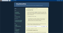 Desktop Screenshot of 4guysnamedpete.blogspot.com