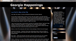Desktop Screenshot of georgiahappenings.blogspot.com