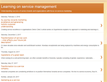 Tablet Screenshot of learningonservicemanagement.blogspot.com