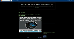 Desktop Screenshot of american-idol-free-wallpapers.blogspot.com