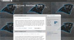 Desktop Screenshot of carolinapanthertalk.blogspot.com