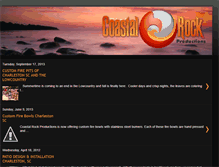 Tablet Screenshot of coastalrockproductions.blogspot.com