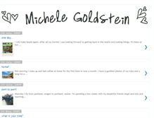 Tablet Screenshot of michelegoldstein.blogspot.com