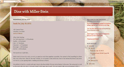 Desktop Screenshot of dinewithmillerstein.blogspot.com