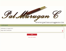 Tablet Screenshot of palmuruganc.blogspot.com