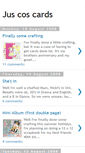 Mobile Screenshot of juscosscards.blogspot.com