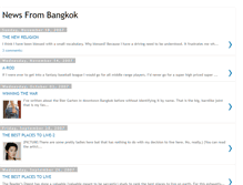 Tablet Screenshot of newsfrombangkok.blogspot.com