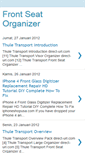 Mobile Screenshot of front-seat-organizer.blogspot.com
