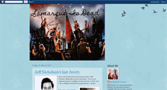 Desktop Screenshot of lamarqueisdead.blogspot.com