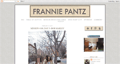 Desktop Screenshot of franniepantz.blogspot.com