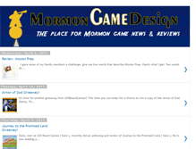 Tablet Screenshot of mormongamedesign.blogspot.com