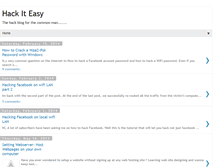 Tablet Screenshot of hackiteasy.blogspot.com