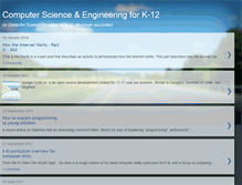 Tablet Screenshot of cse4k12.blogspot.com