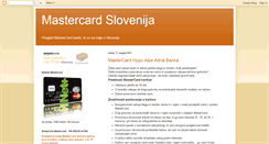Desktop Screenshot of mastercardslovenija.blogspot.com