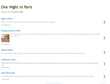 Tablet Screenshot of 1-night-in-paris.blogspot.com