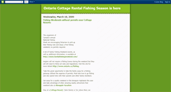 Desktop Screenshot of fishing-ontario-cottages.blogspot.com