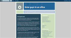 Desktop Screenshot of 3officeworkers.blogspot.com