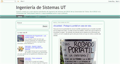 Desktop Screenshot of isistemasut.blogspot.com