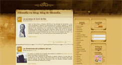Desktop Screenshot of filosofiaenblog.blogspot.com