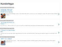 Tablet Screenshot of humblevegan.blogspot.com