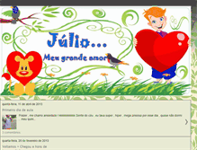 Tablet Screenshot of juliomeugrandeamor.blogspot.com
