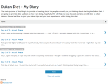 Tablet Screenshot of my-dukan-diet.blogspot.com