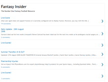 Tablet Screenshot of fantasy-insider.blogspot.com