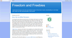 Desktop Screenshot of freedomfreebies.blogspot.com