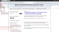 Desktop Screenshot of corporate-society.blogspot.com