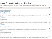 Tablet Screenshot of corporate-society.blogspot.com