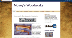 Desktop Screenshot of moseyswoodworks.blogspot.com