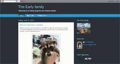 Desktop Screenshot of earlyfamily.blogspot.com