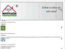 Tablet Screenshot of casadamotivacao.blogspot.com