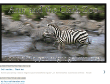 Tablet Screenshot of amyandtheclarkzoo.blogspot.com