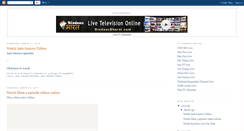 Desktop Screenshot of livetelevisiononline.blogspot.com