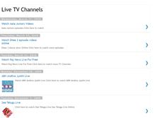 Tablet Screenshot of livetelevisiononline.blogspot.com