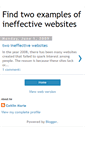 Mobile Screenshot of 2ineffectivewebsites.blogspot.com