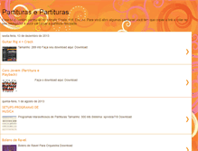 Tablet Screenshot of partiturasepartituras.blogspot.com