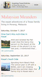 Mobile Screenshot of malaysianmeanders.blogspot.com