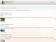 Tablet Screenshot of malaysianmeanders.blogspot.com