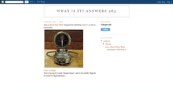 Desktop Screenshot of answers283t.blogspot.com