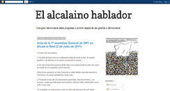 Desktop Screenshot of elalcalainohablador.blogspot.com