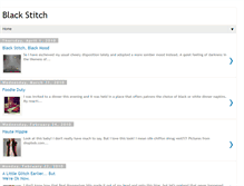Tablet Screenshot of blackstitch.blogspot.com