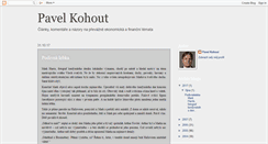 Desktop Screenshot of pavelkohout.blogspot.com